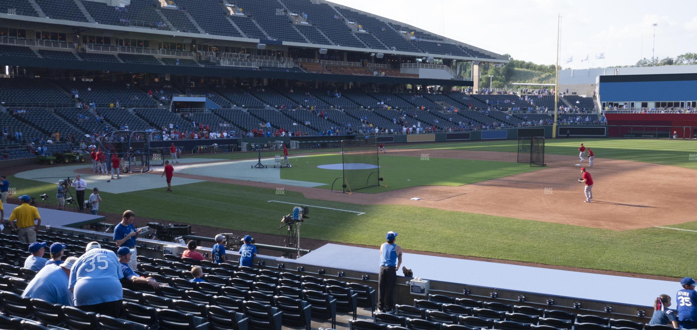 Seating view for Kauffman Stadium Section 138