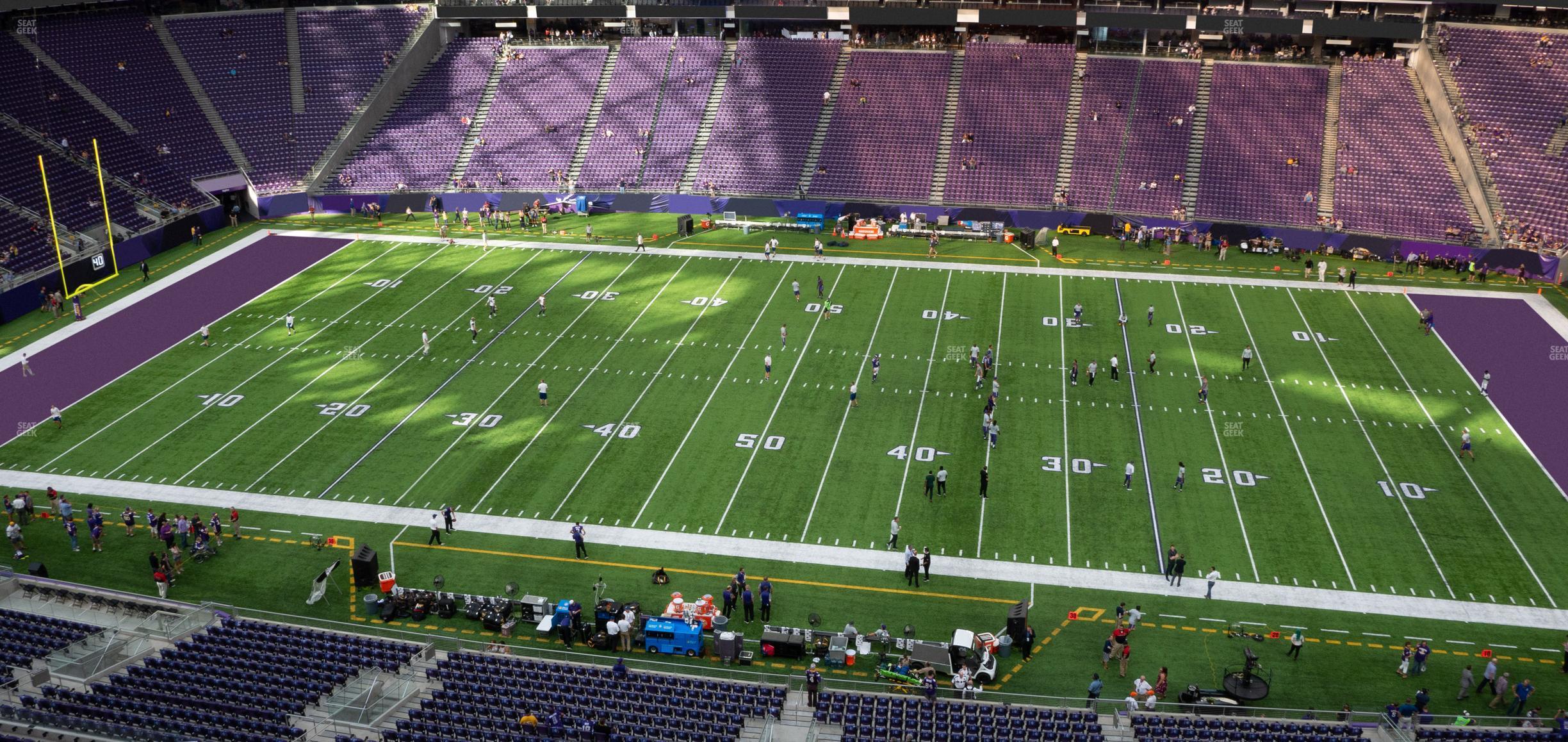 Seating view for U.S. Bank Stadium Section 340