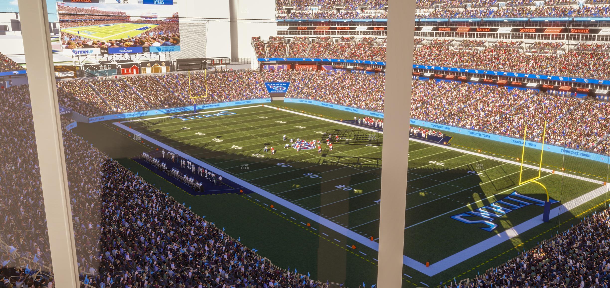 Seating view for Nissan Stadium Section Suite 652 W