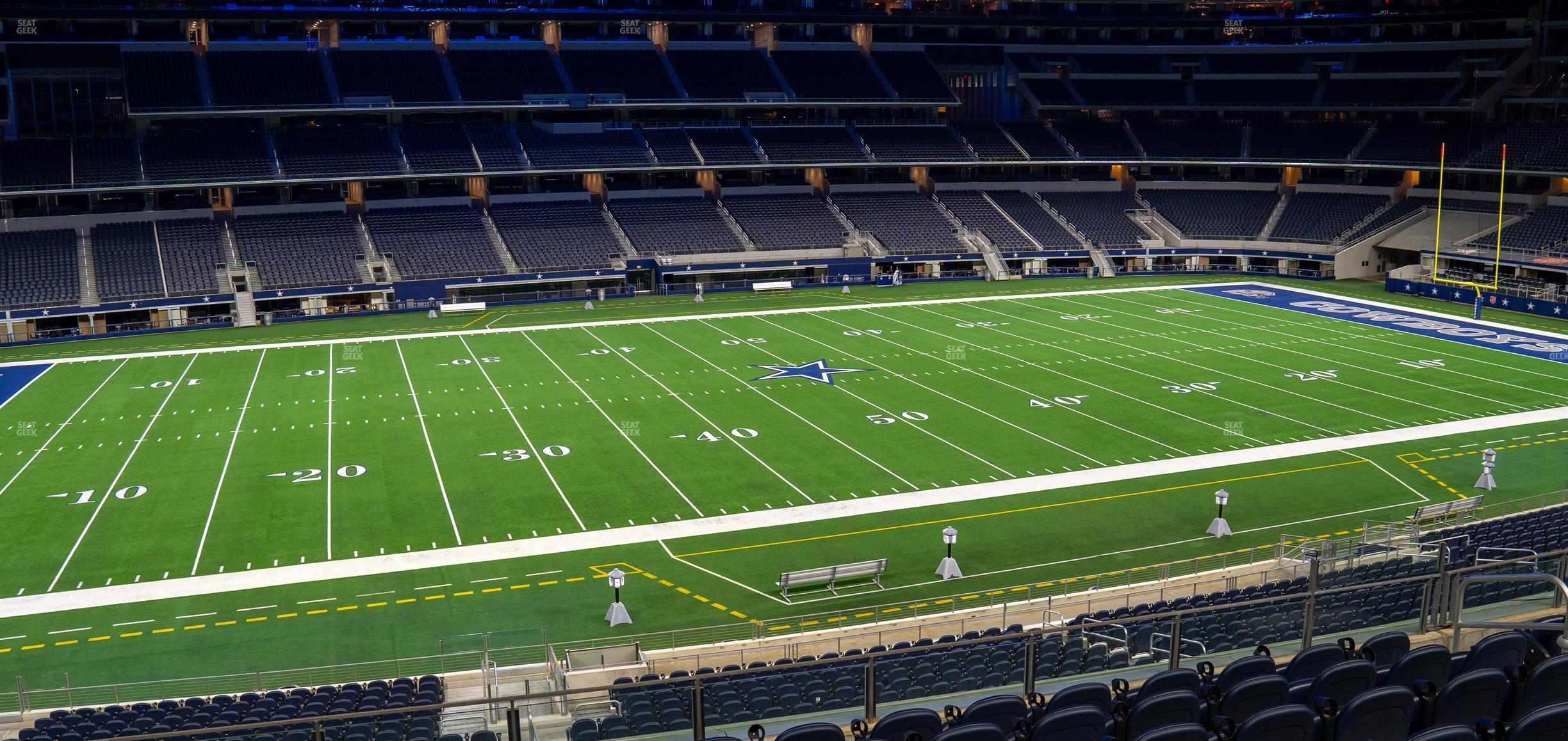 Seating view for AT&T Stadium Section C 212