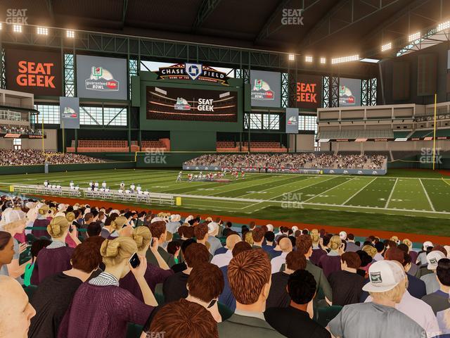 Seating view for Chase Field Section 127