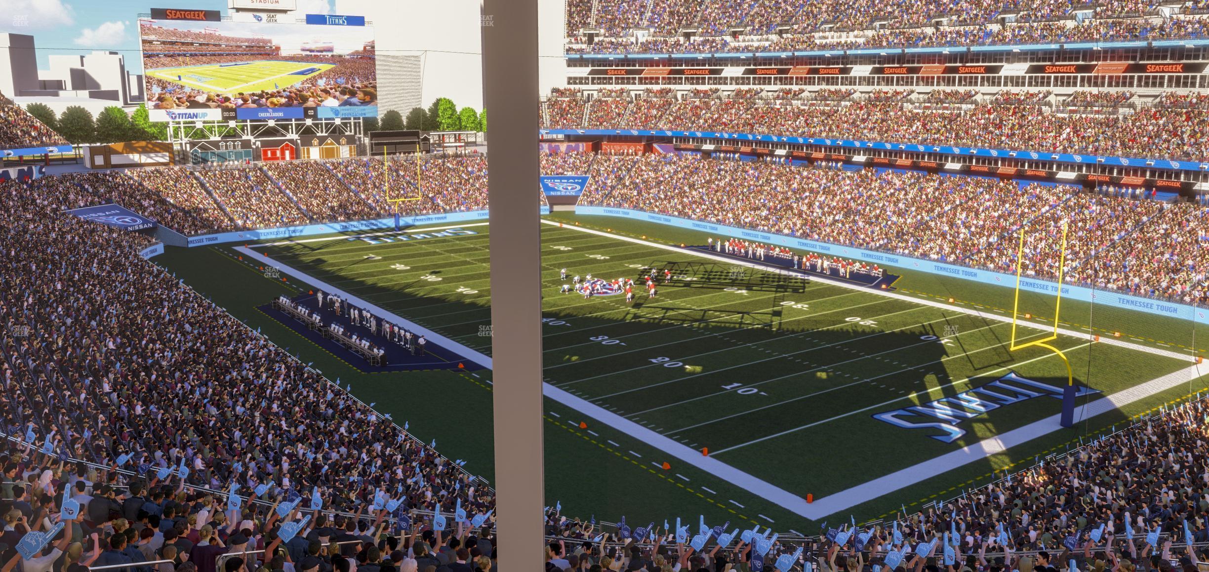 Seating view for Nissan Stadium Section Suite 551 W