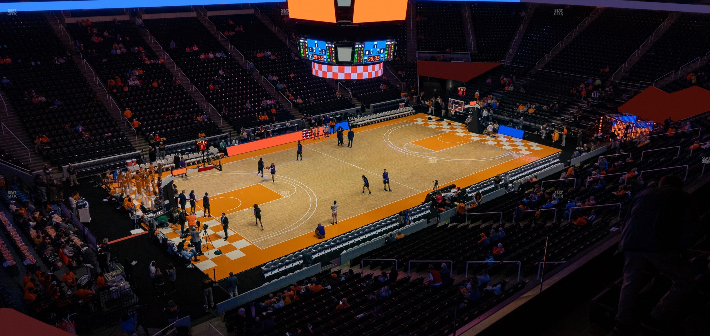 Seating view for Thompson-Boling Arena at Food City Center Section 324