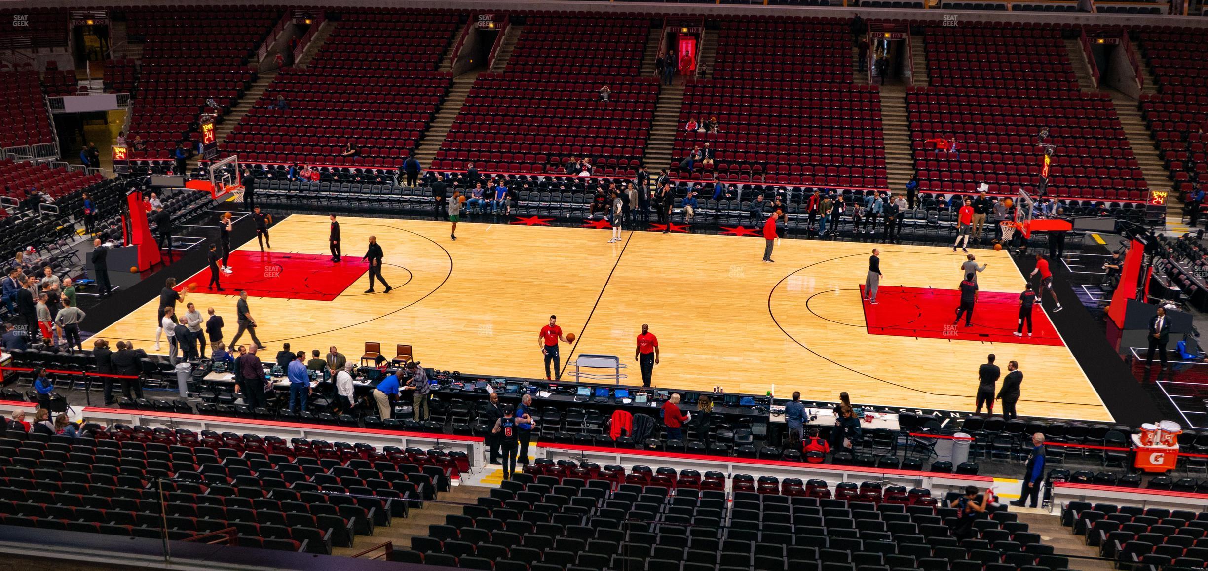 Seating view for United Center Section 234