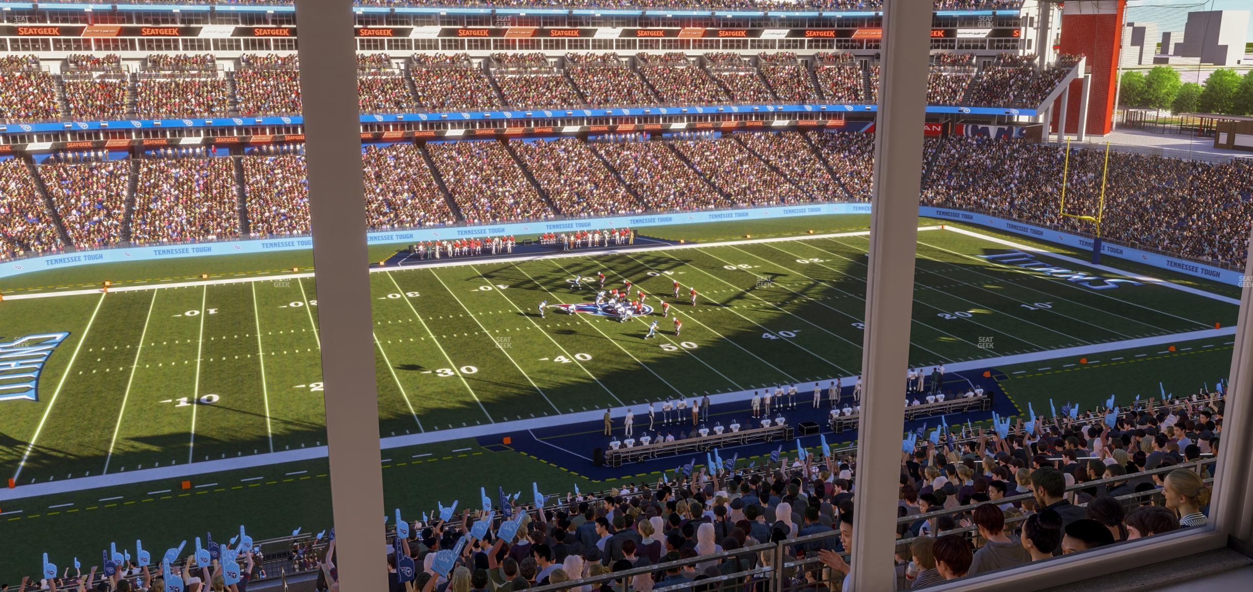 Seating view for Nissan Stadium Section Suite 578 W