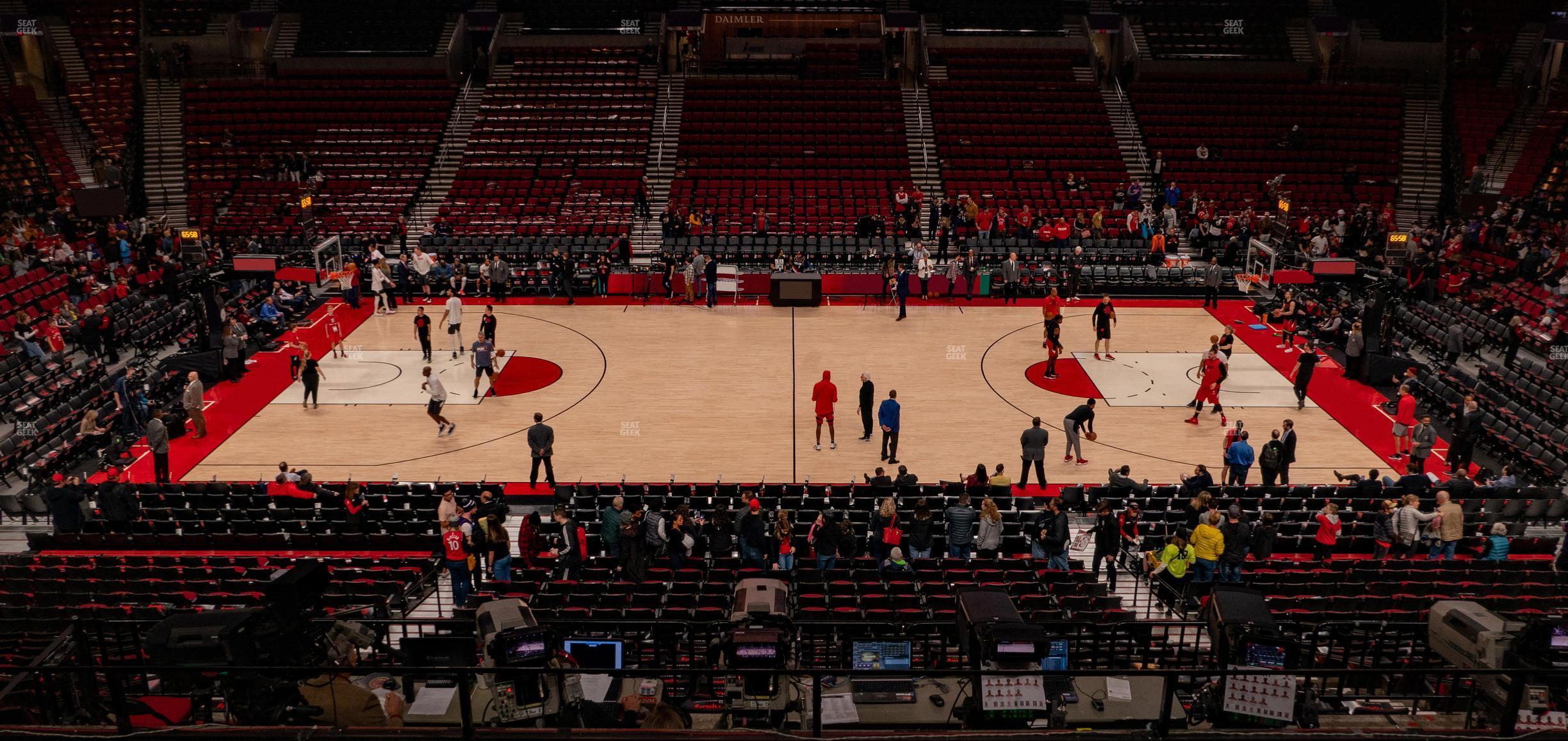 Seating view for Moda Center Section 216