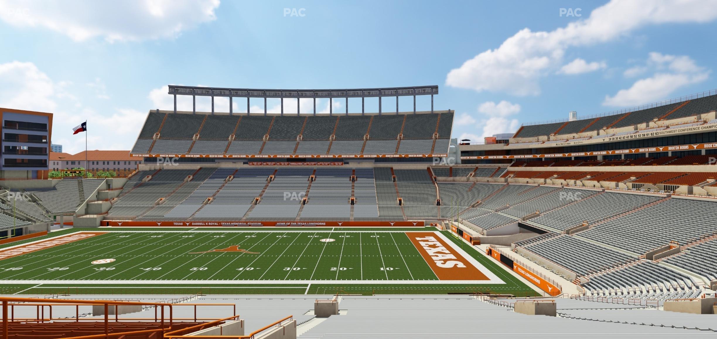 Seating view for Darrell K Royal - Texas Memorial Stadium Section 27