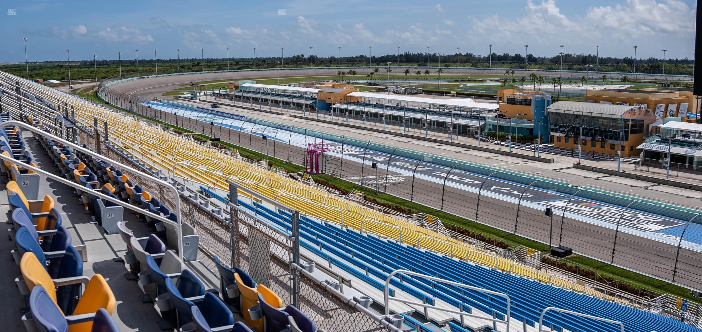 Seating view for Homestead-Miami Speedway Section Speedway Club 320