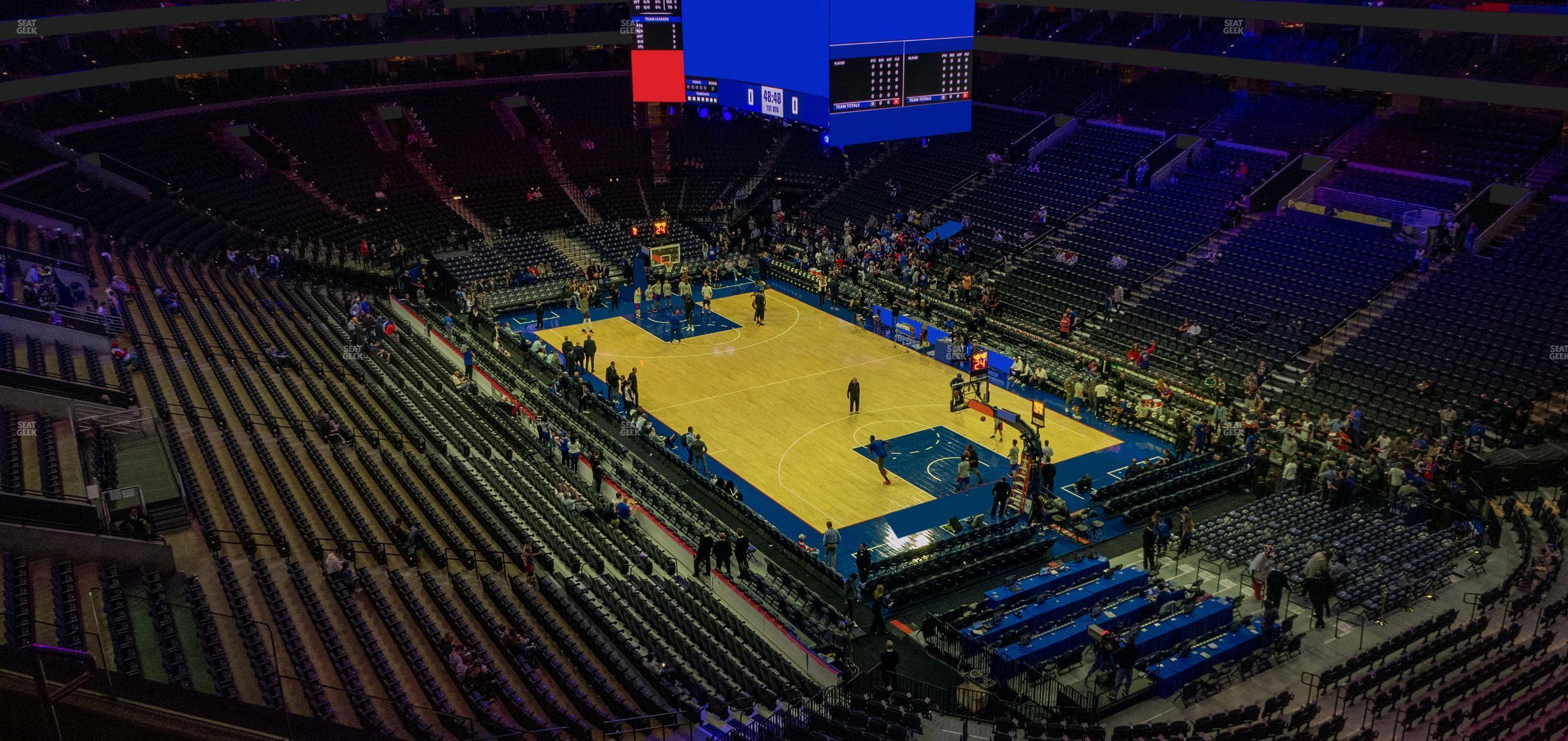 Seating view for Wells Fargo Center Section 217