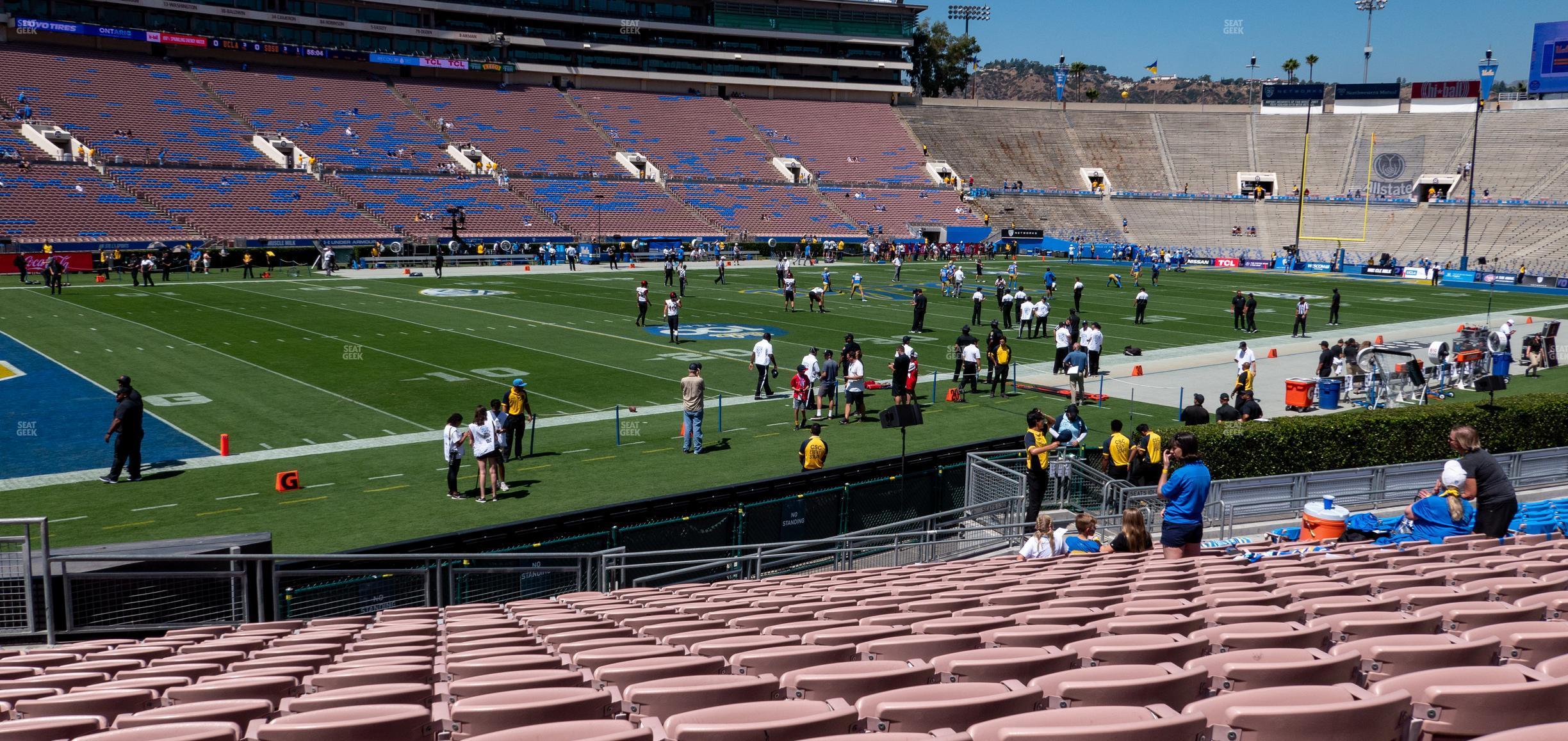 Seating view for Rose Bowl Stadium Section Lower 1