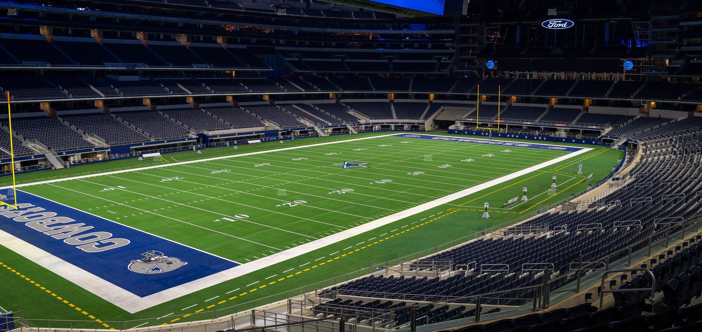 Seating view for AT&T Stadium Section 217