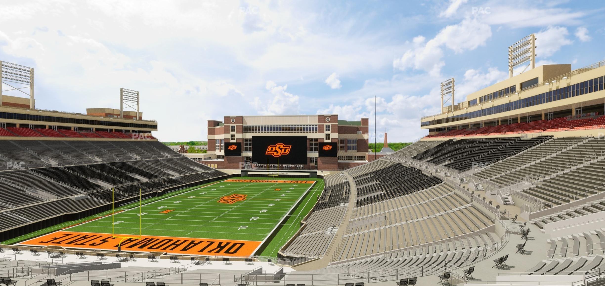 Seating view for Boone Pickens Stadium Section 217