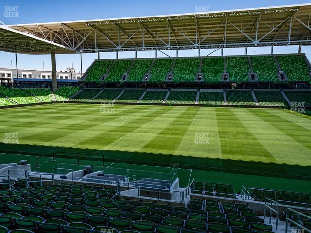 Seating view for Q2 Stadium Section Loge 112 A