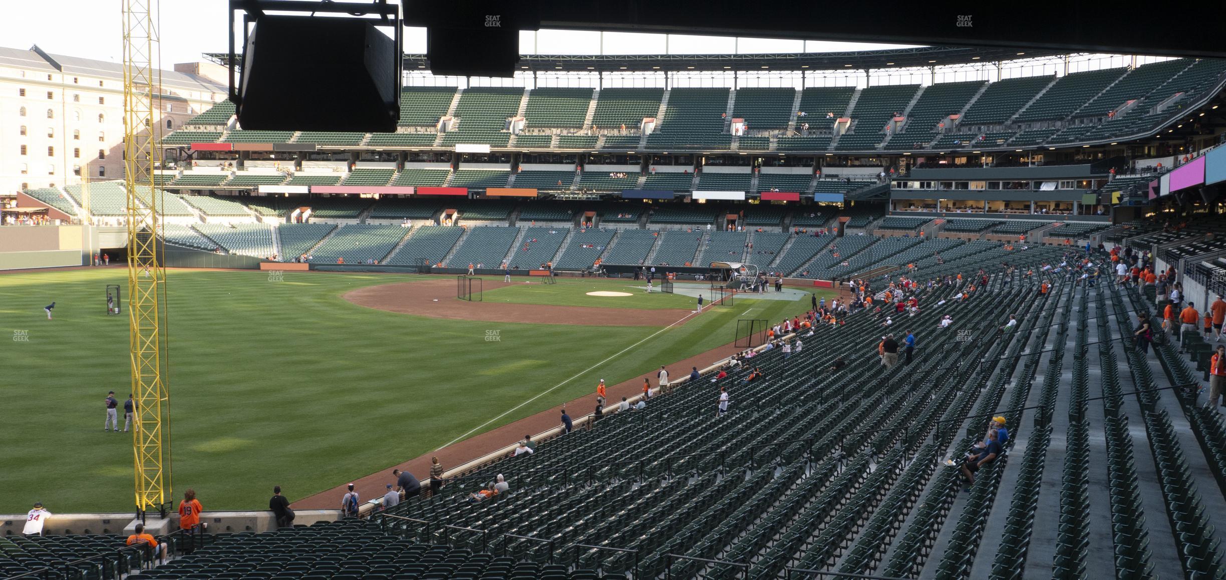 Seating view for Oriole Park at Camden Yards Section 75