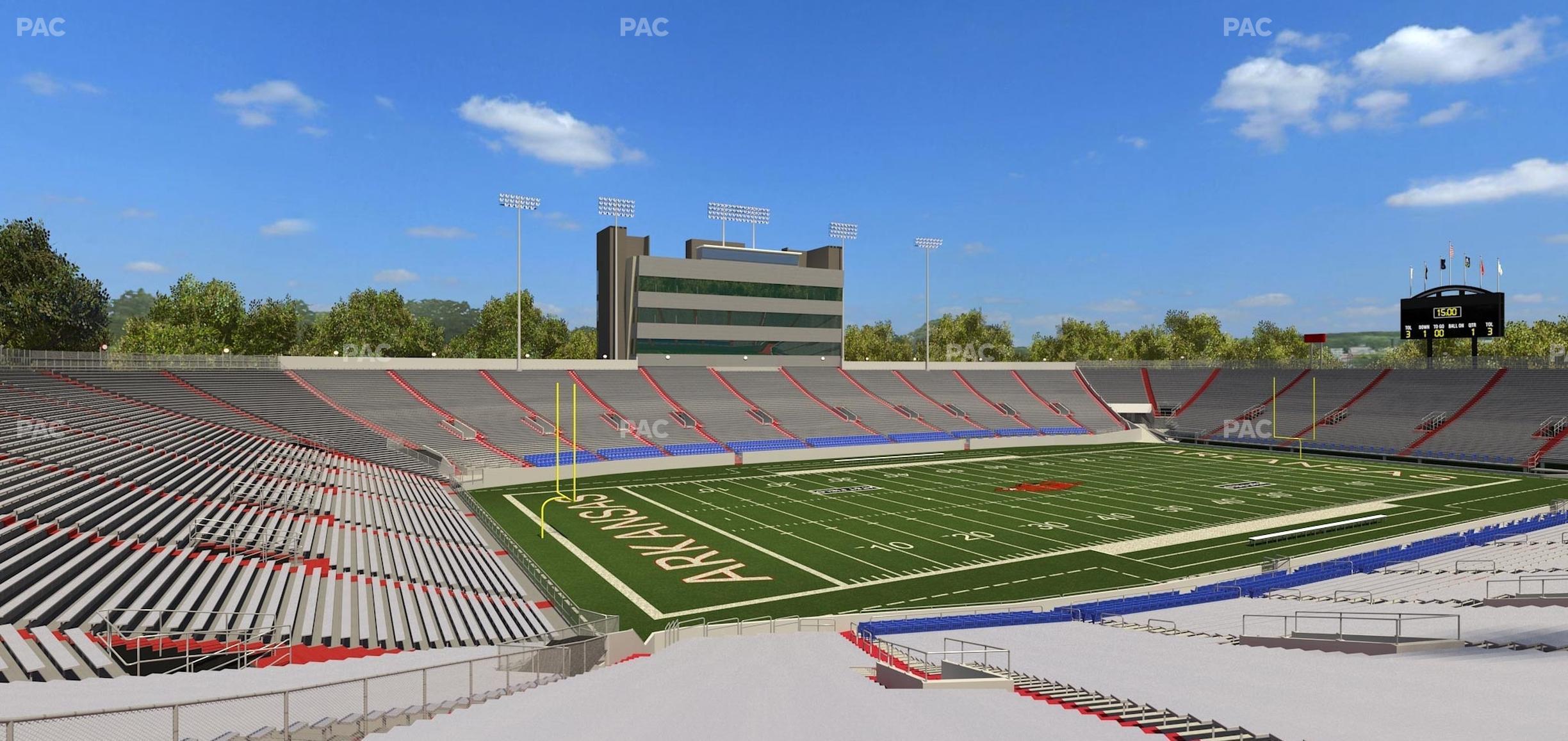 Seating view for War Memorial Stadium (Little Rock) Section 11