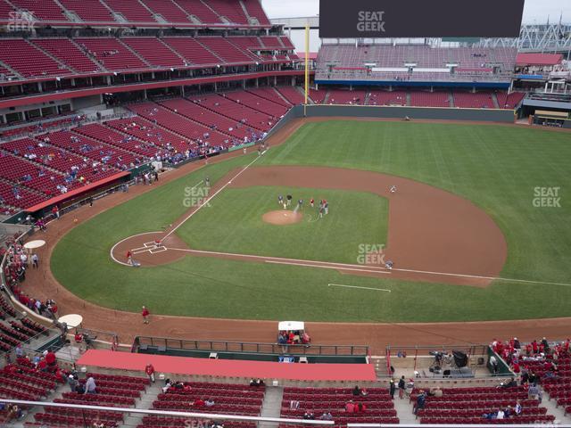 Seating view for Great American Ball Park Section 430