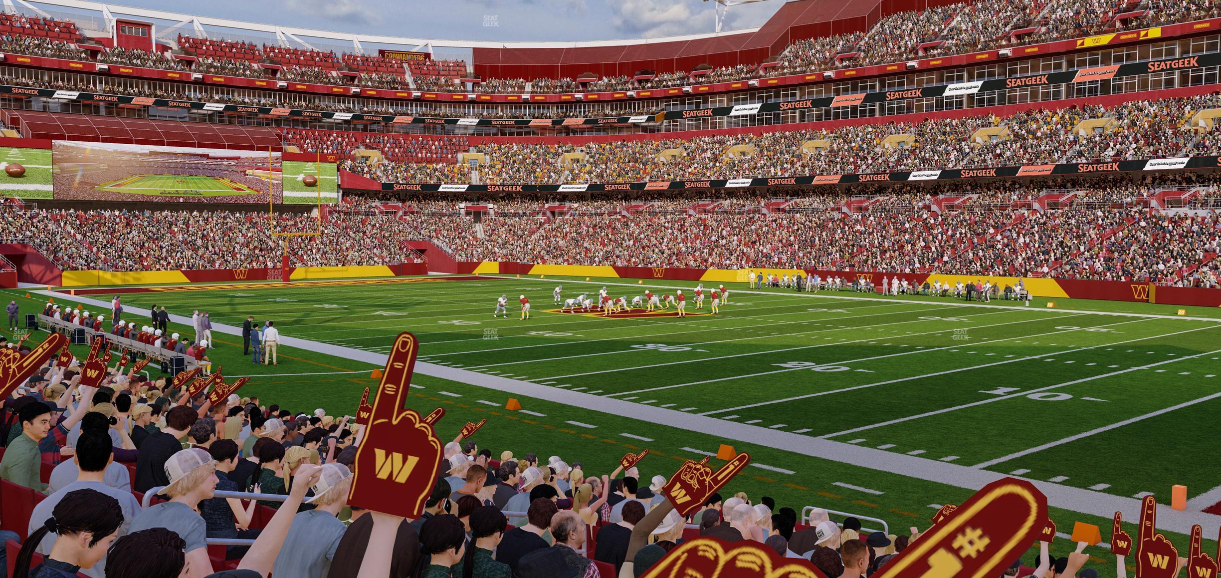 Seating view for Northwest Stadium Section 138