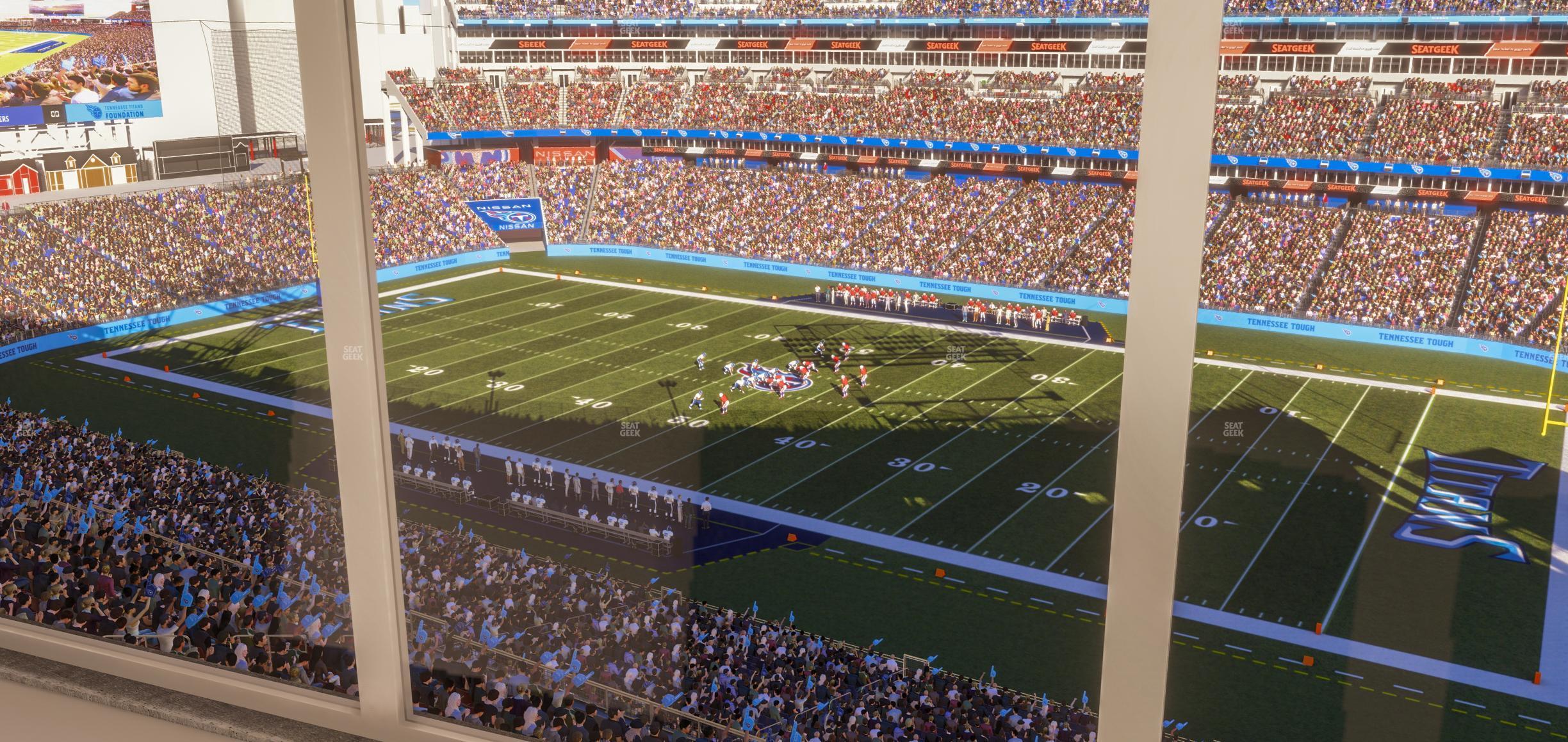 Seating view for Nissan Stadium Section Suite 659 W