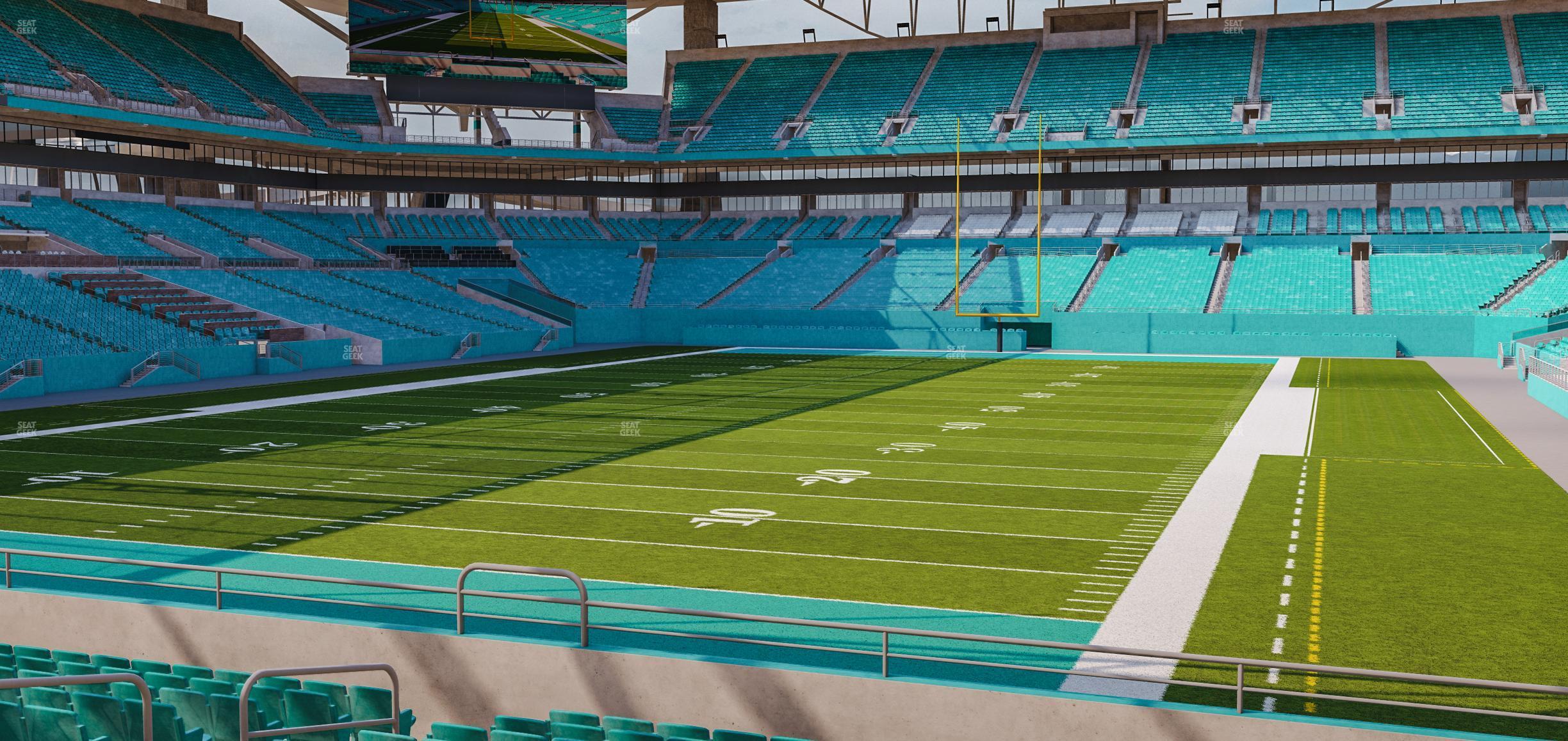 Seating view for Hard Rock Stadium Section 130