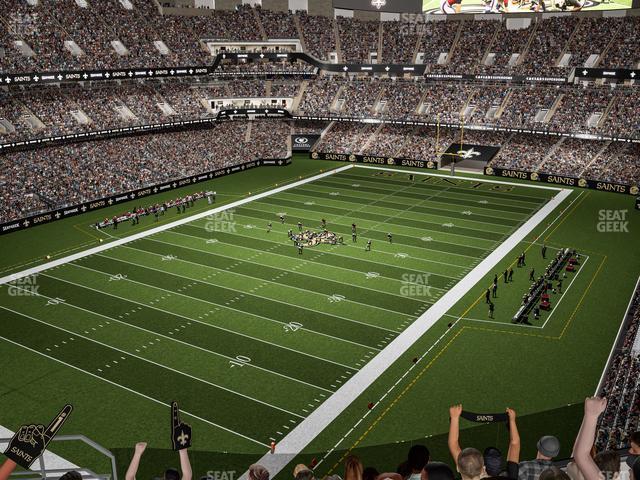 Seating view for Caesars Superdome Section 648