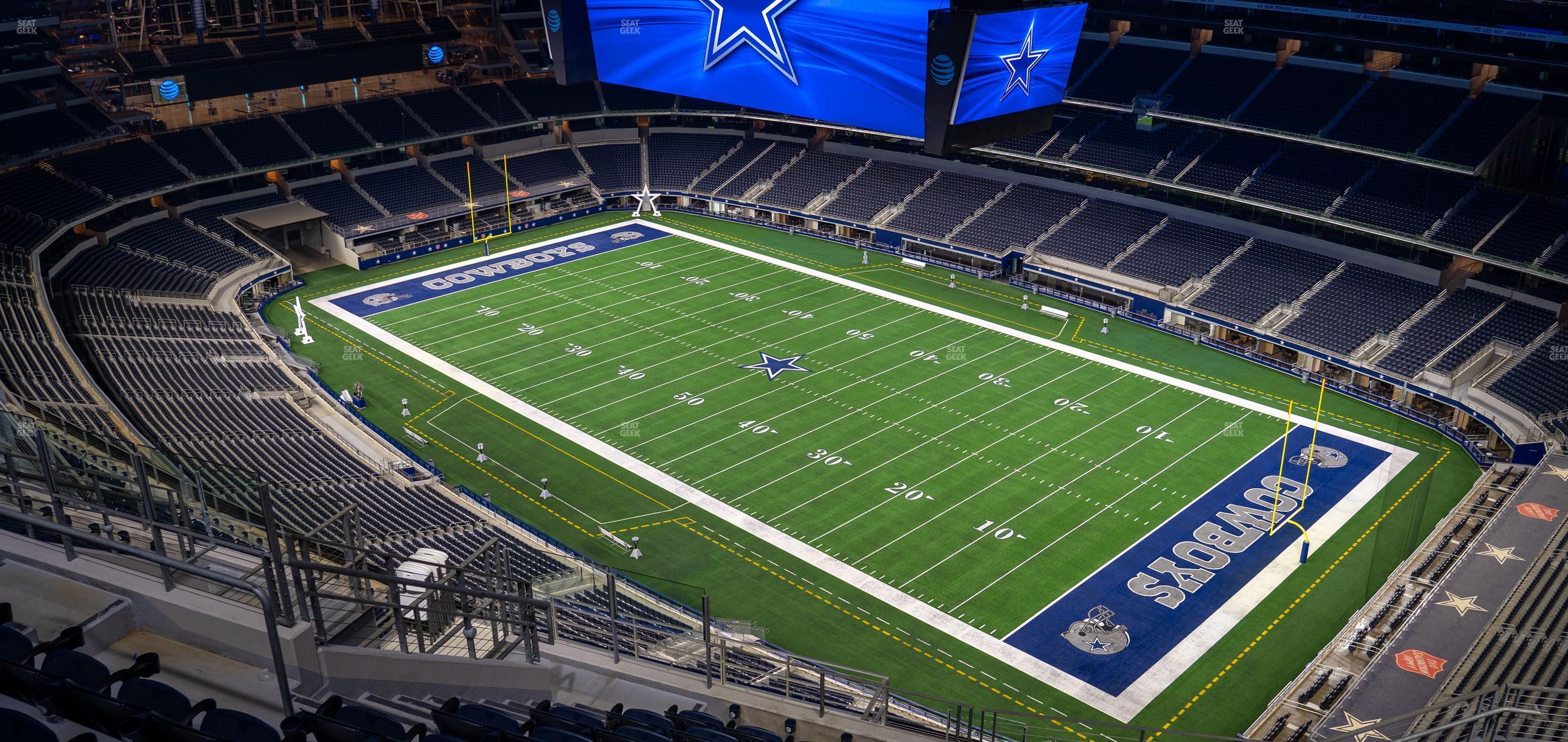 Seating view for AT&T Stadium Section 436