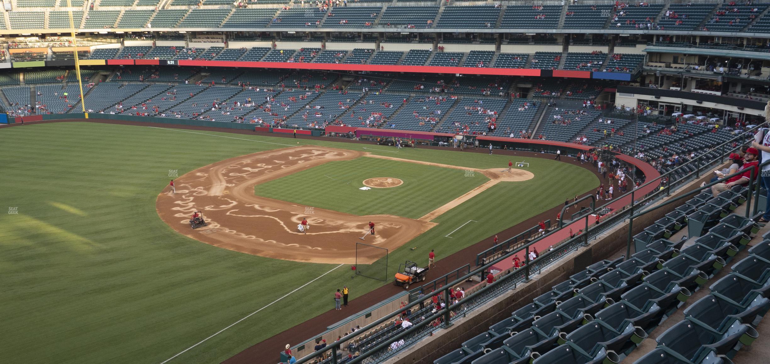 Seating view for Angel Stadium of Anaheim Section 408