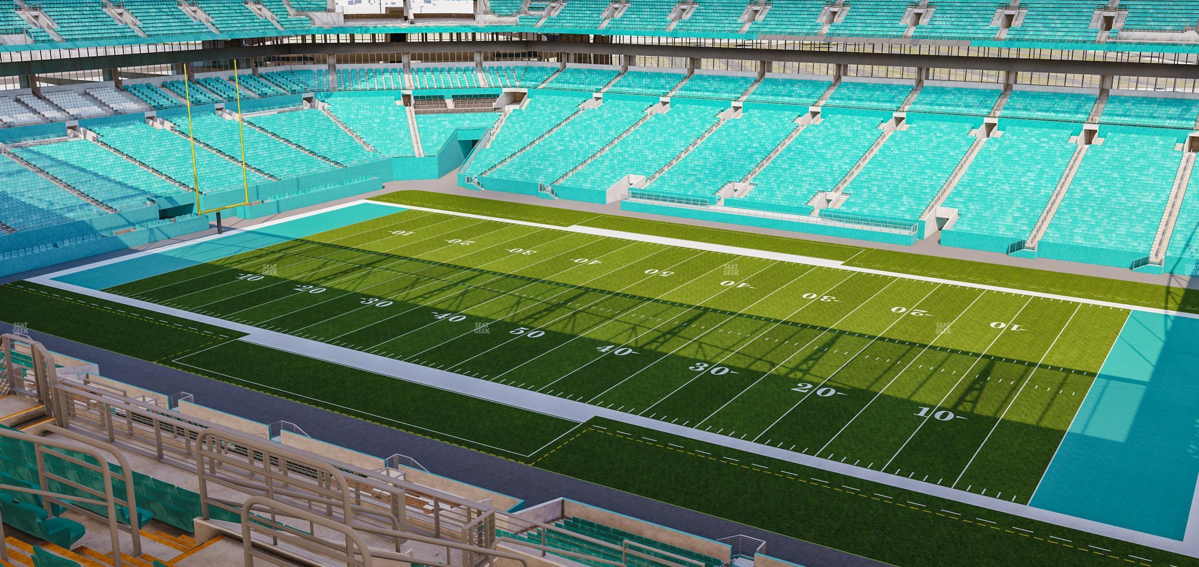 Seating view for Hard Rock Stadium Section 342