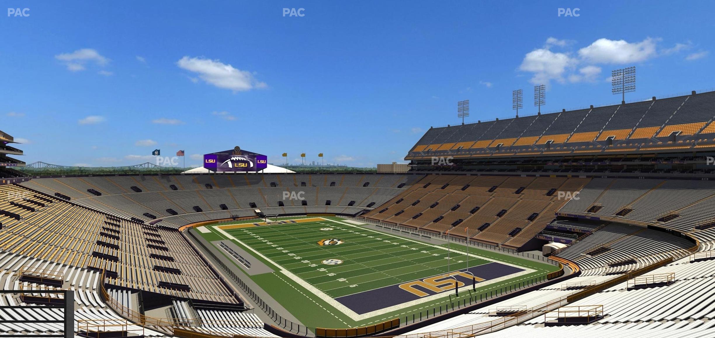 Seating view for Tiger Stadium Section Suite 167