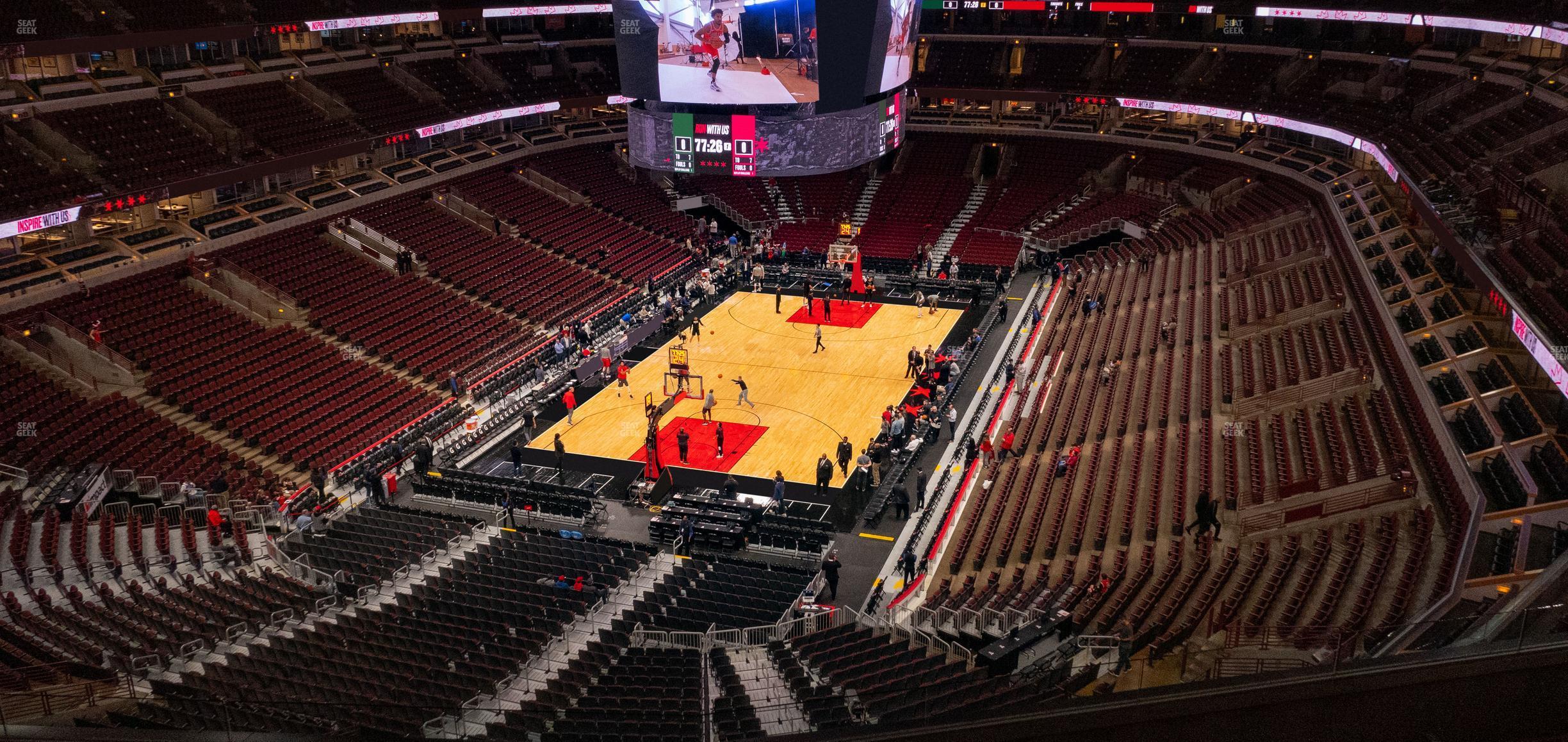 Seating view for United Center Section 324