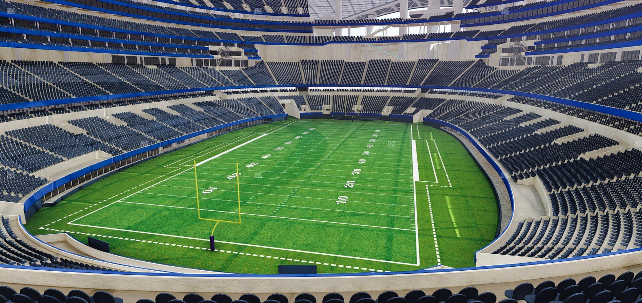 Seating view for SoFi Stadium Section 209