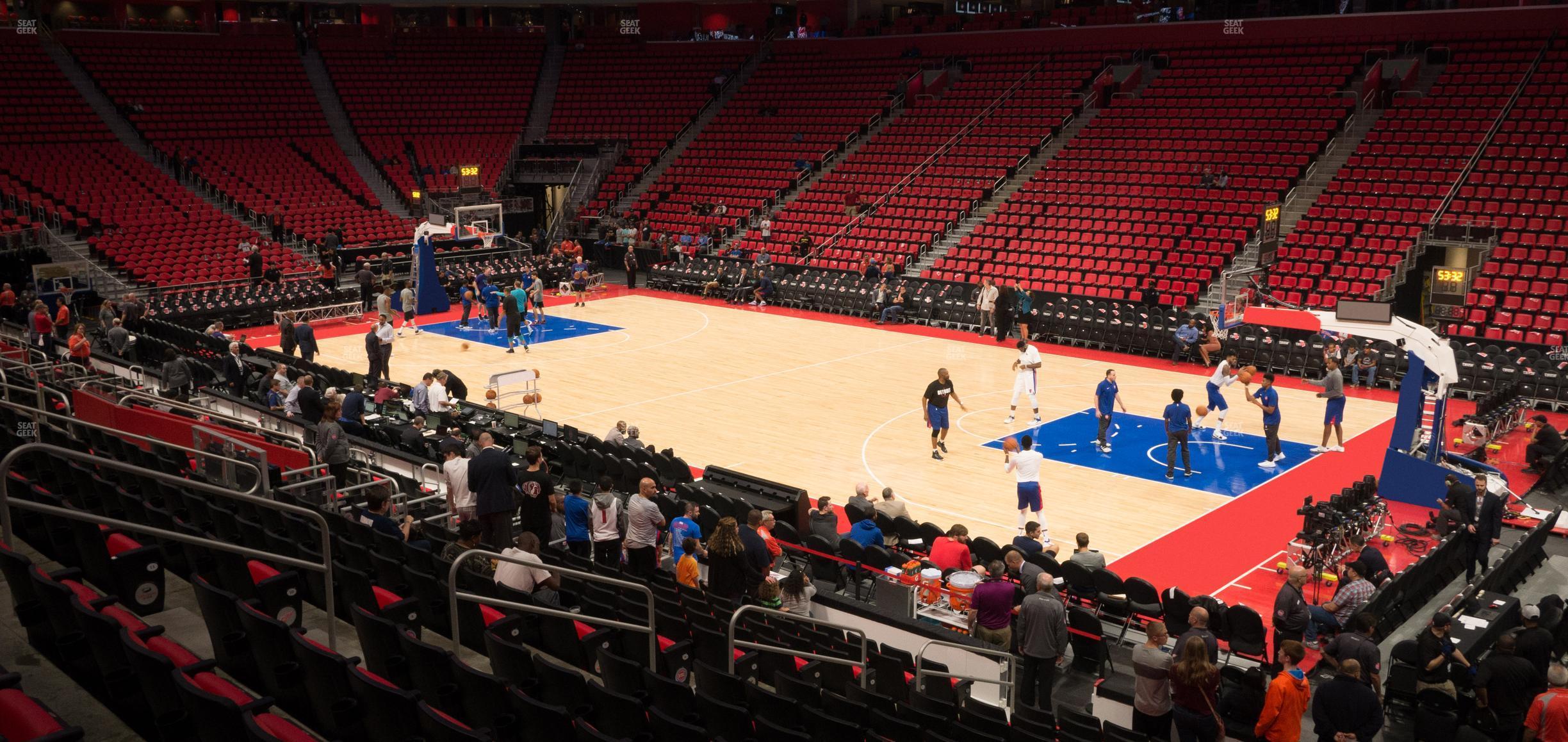 Seating view for Little Caesars Arena Section 119