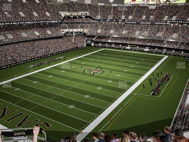 Seating view for Caesars Superdome Section 622