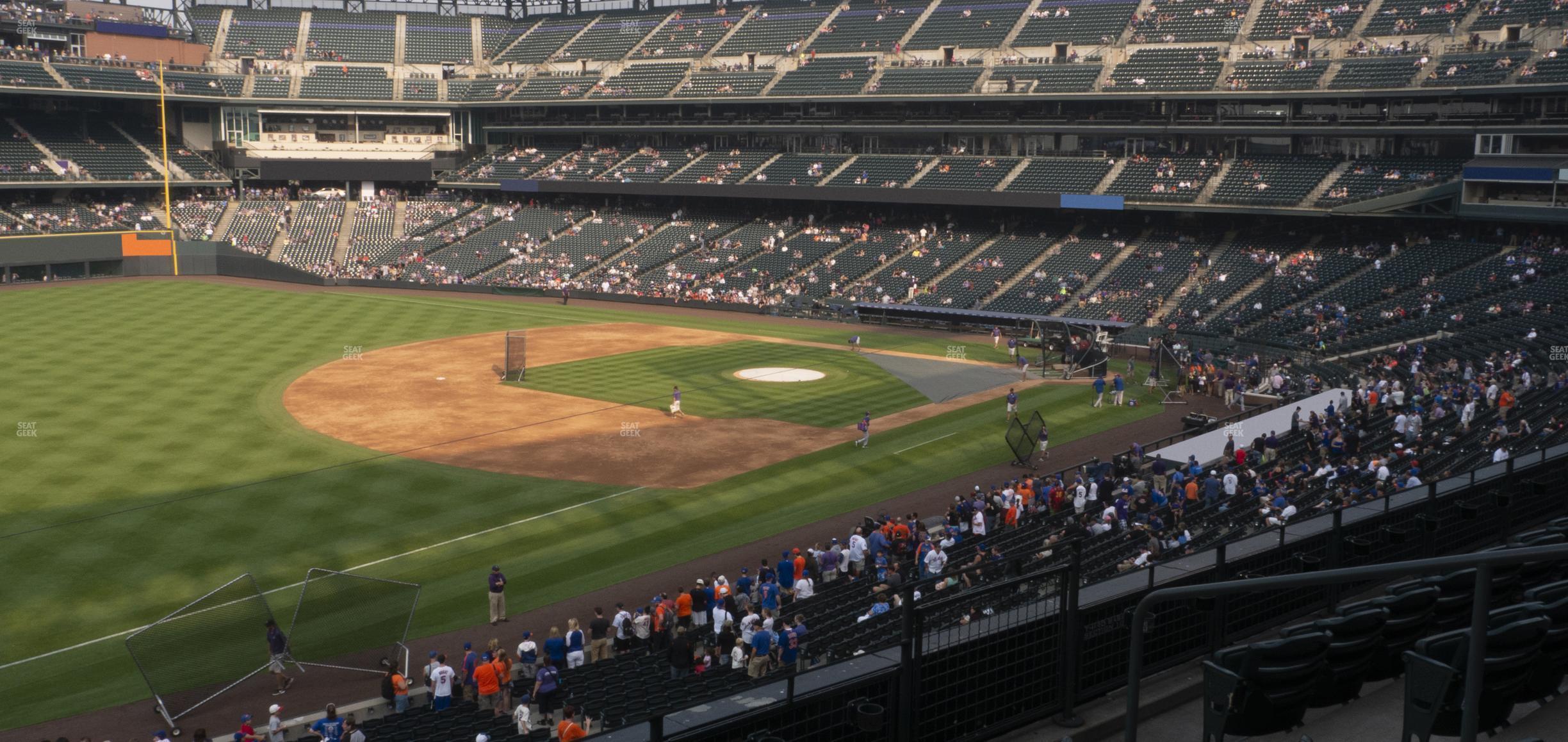 Seating view for Coors Field Section 245