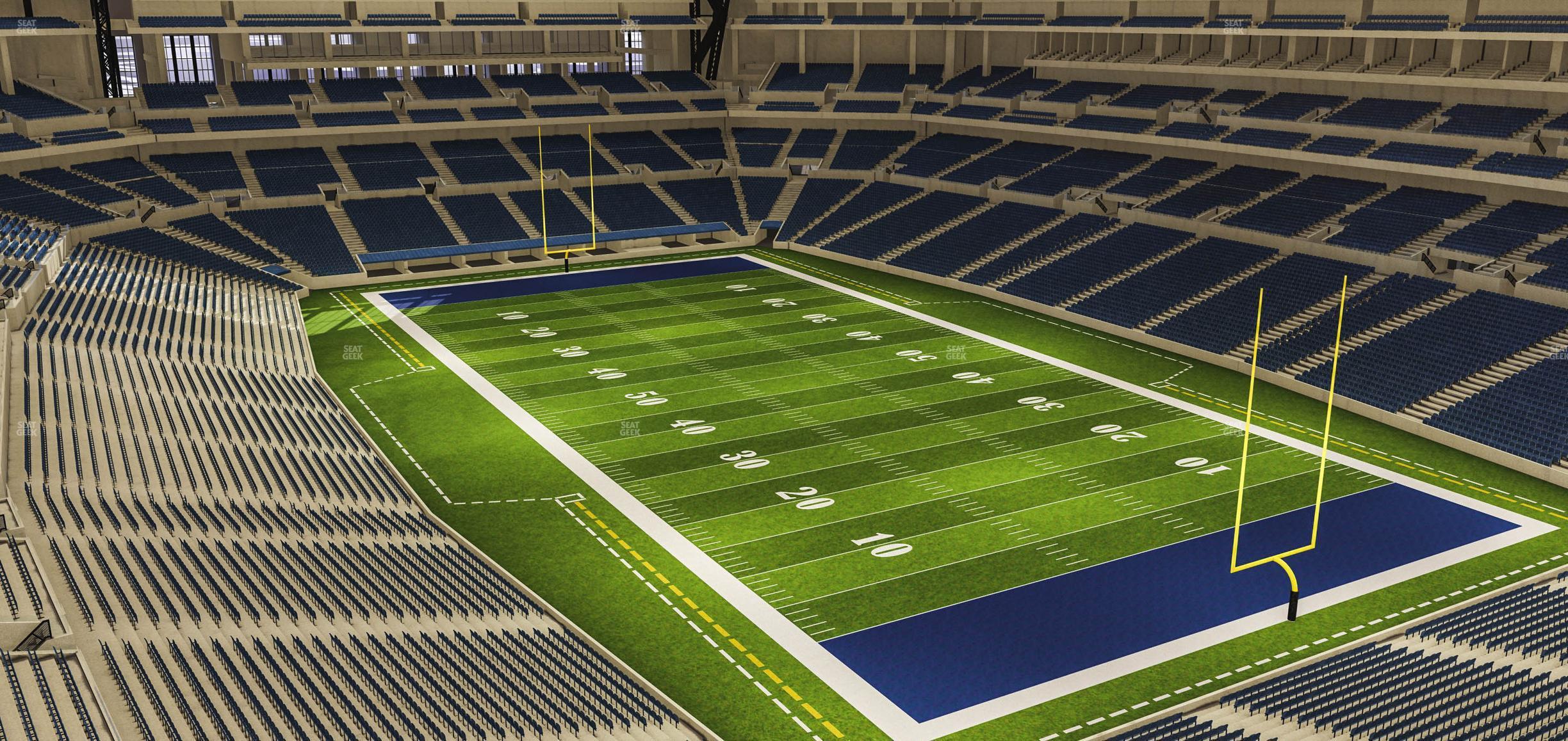 Seating view for Lucas Oil Stadium Section 504