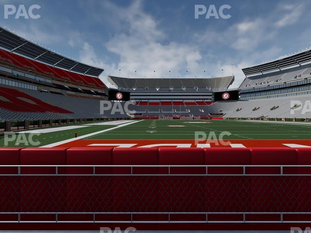 Seating view for Bryant Denny Stadium Section South Field Suite 2