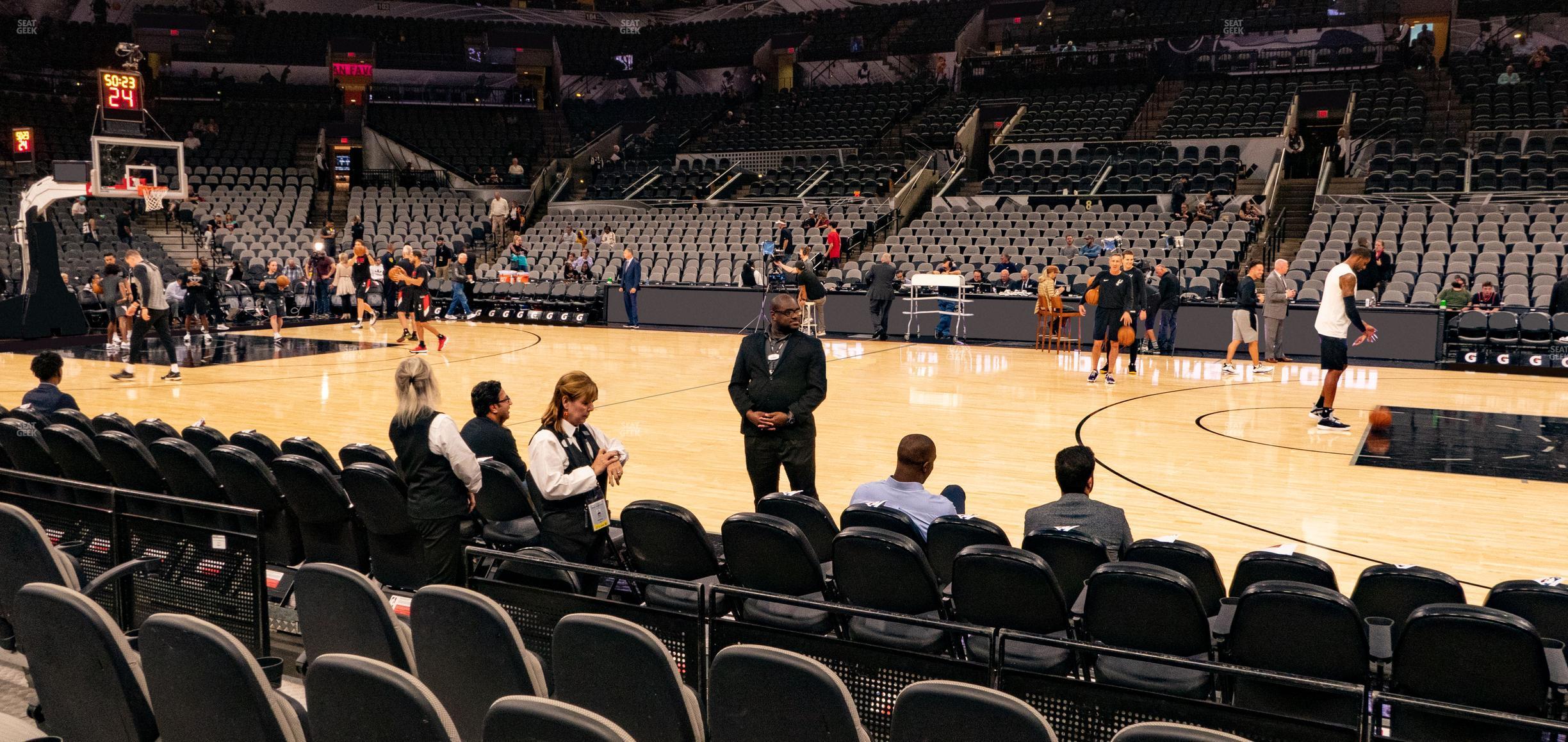 Seating view for Frost Bank Center Section Charter 20