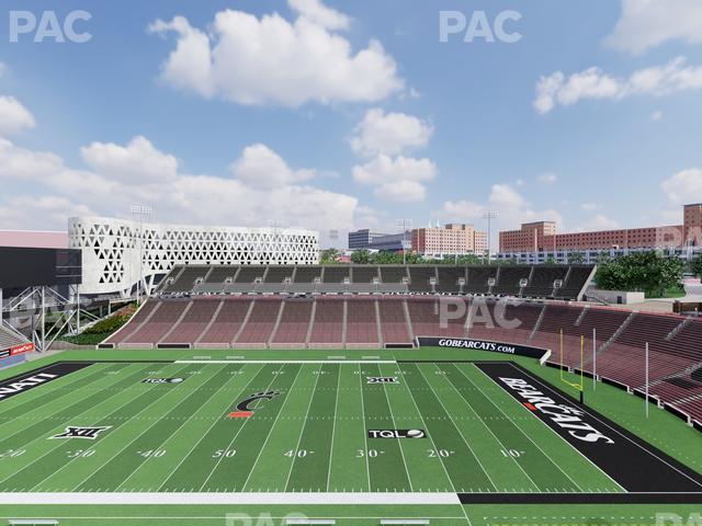 Seating view for Nippert Stadium Section Premium Club 355