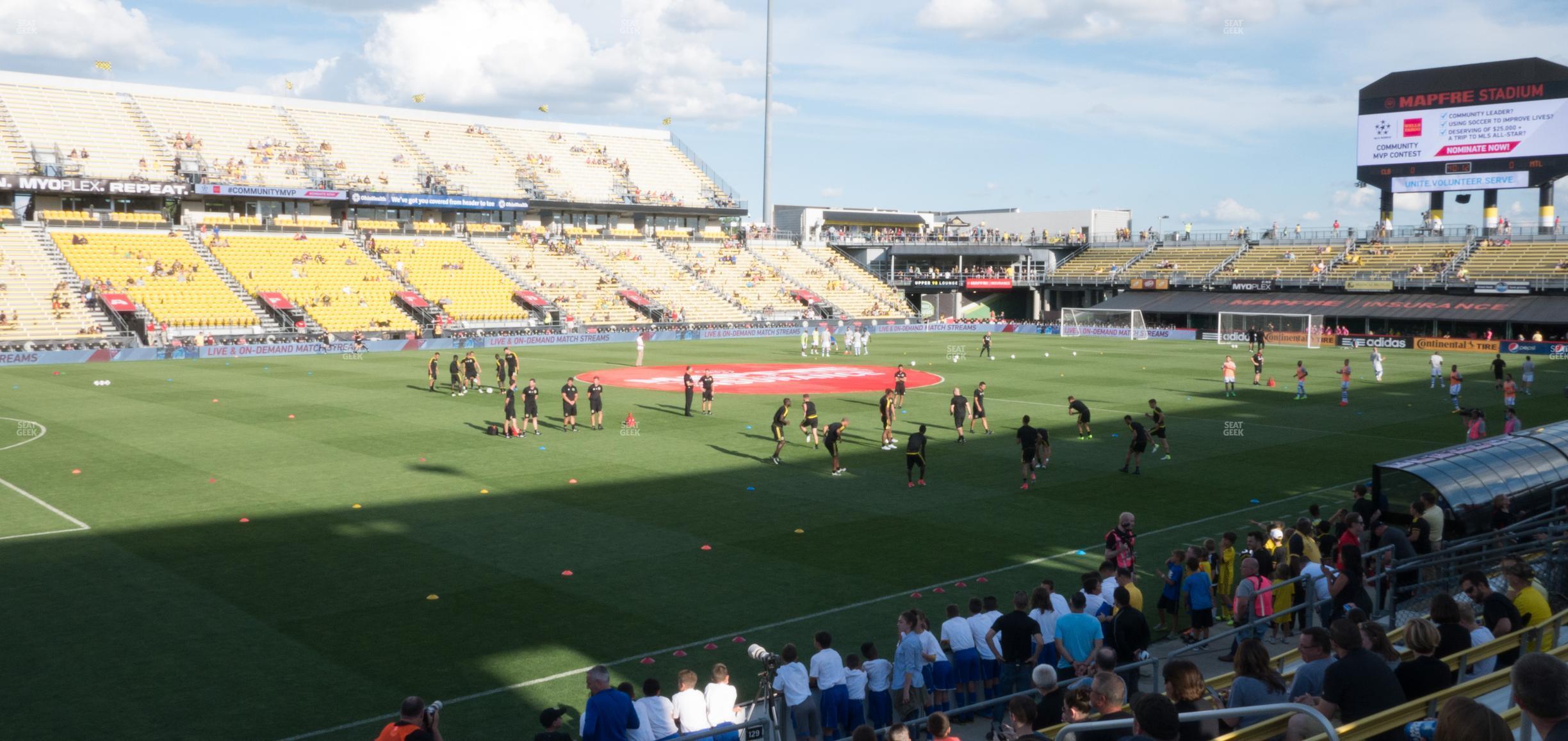 Seating view for Historic Crew Stadium Section 129