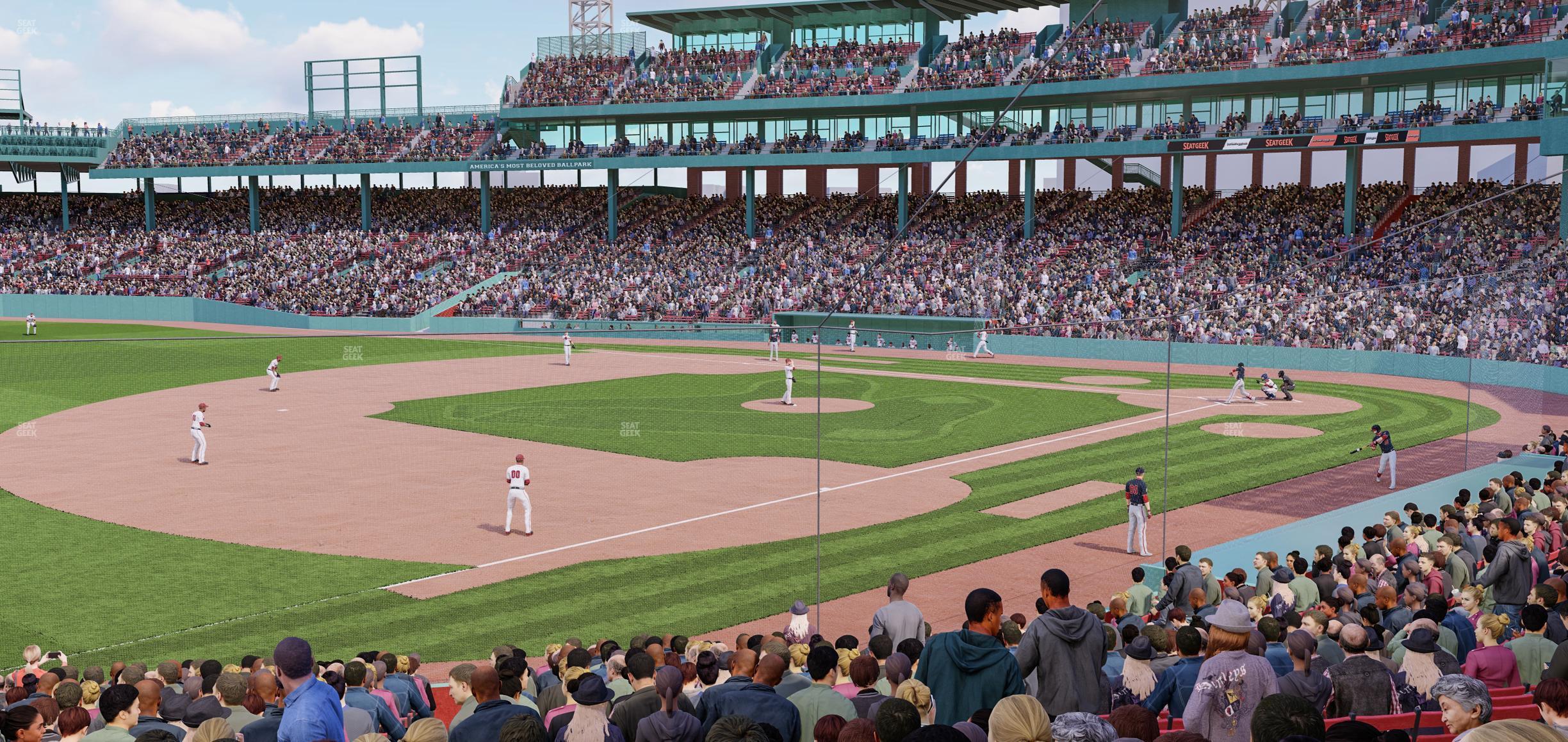 Seating view for Fenway Park Section Loge Box 159