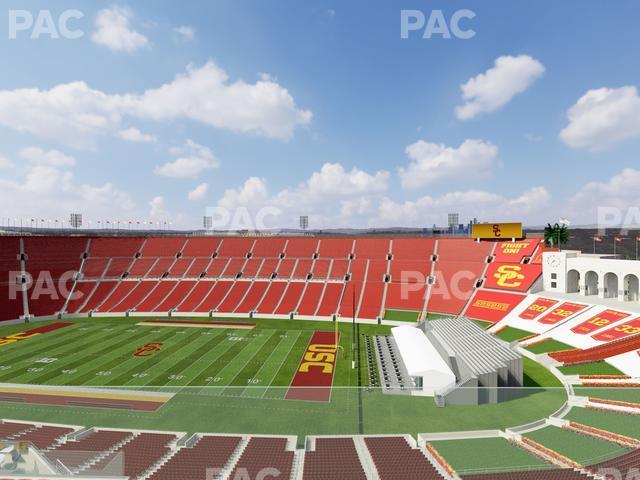 Seating view for Los Angeles Memorial Coliseum Section Suite 501