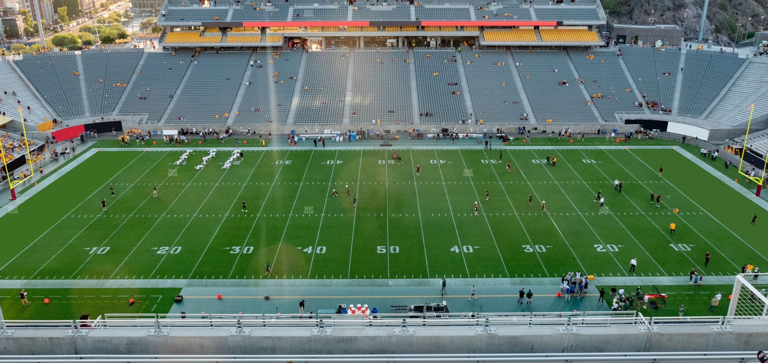 Seating view for Mountain America Stadium Section 313