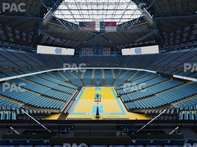 Seating view for Dean Smith Center Section 217