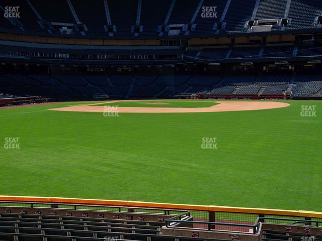 Seating view for Chase Field Section 102