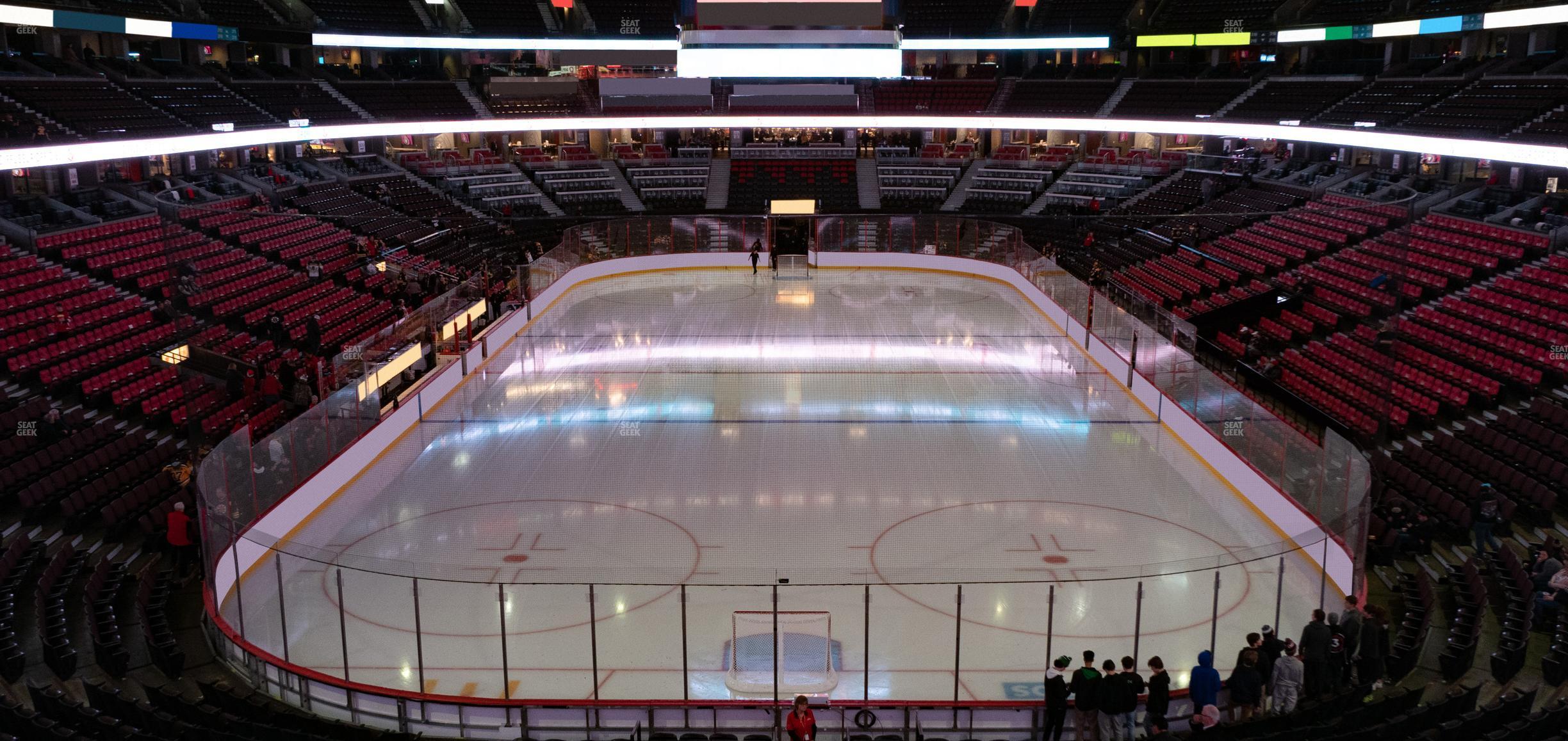 Seating view for Canadian Tire Centre Section 201