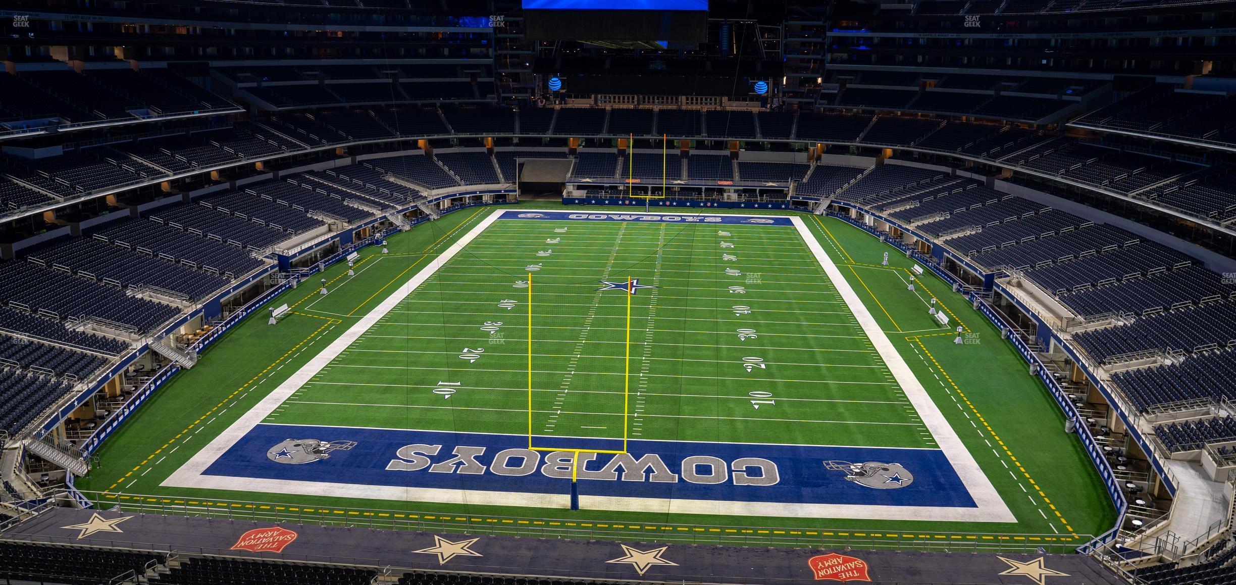 Seating view for AT&T Stadium Section 323