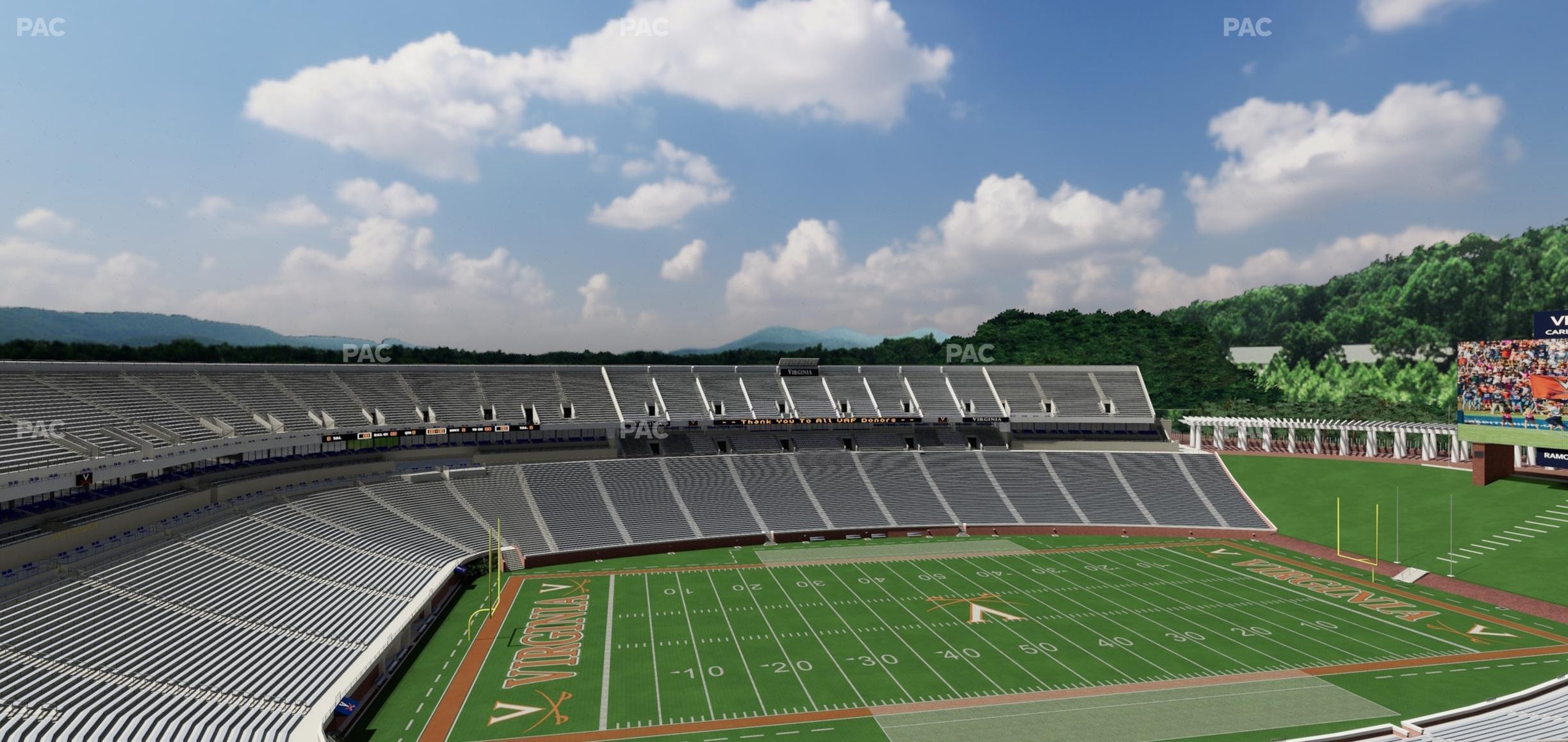 Seating view for Scott Stadium Section 510