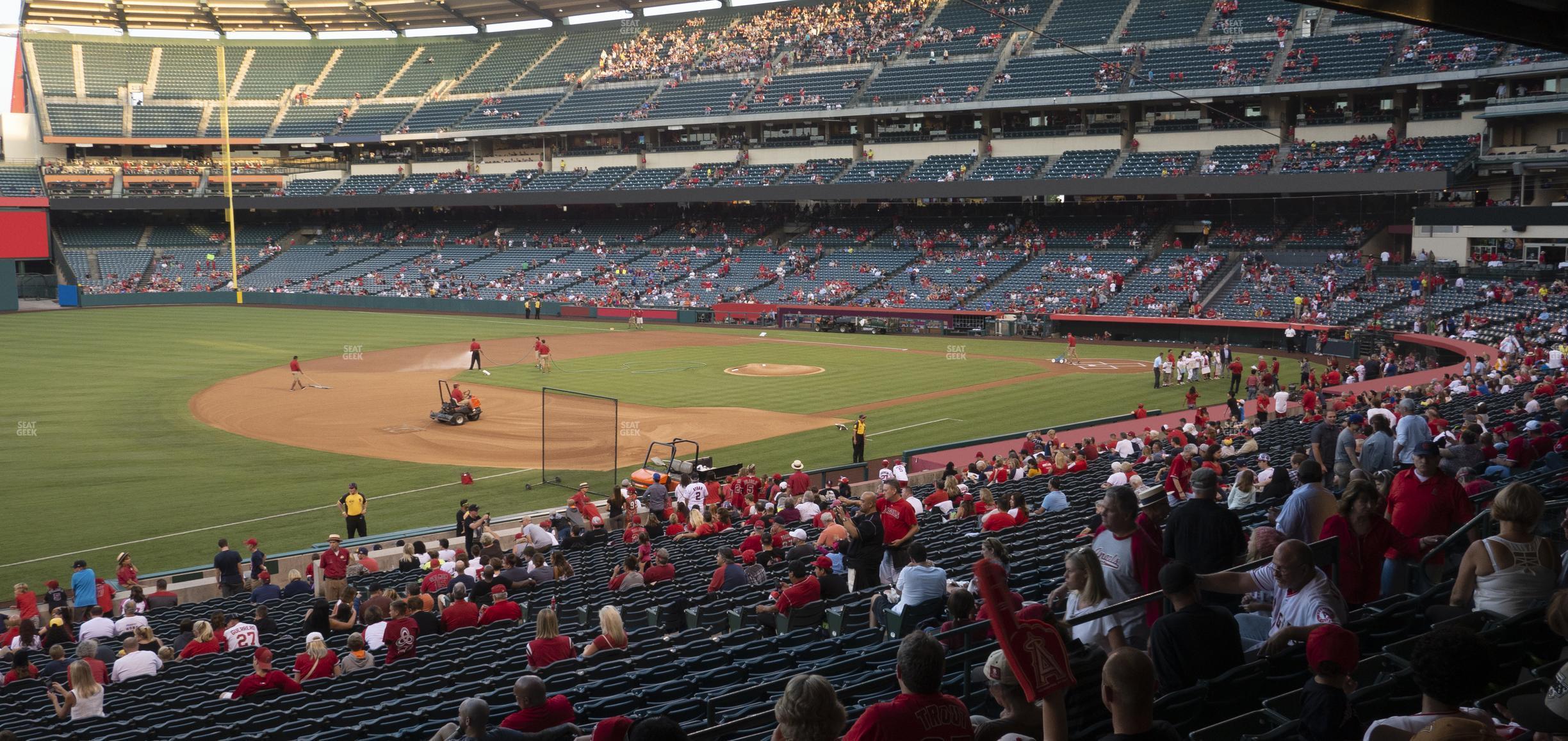 Seating view for Angel Stadium of Anaheim Section 208