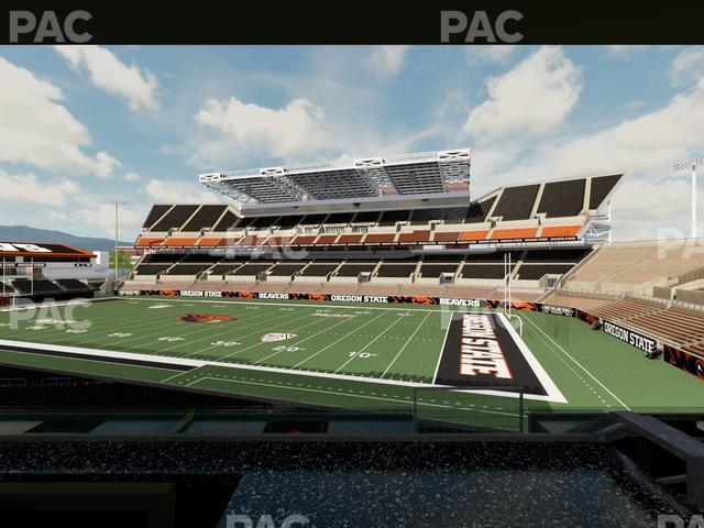 Seating view for Reser Stadium Section West Loge 17