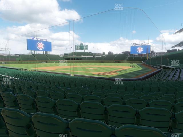 Seating view for Wrigley Field Section 116