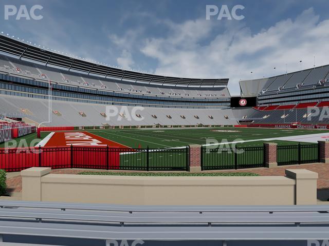 Seating view for Bryant Denny Stadium Section M